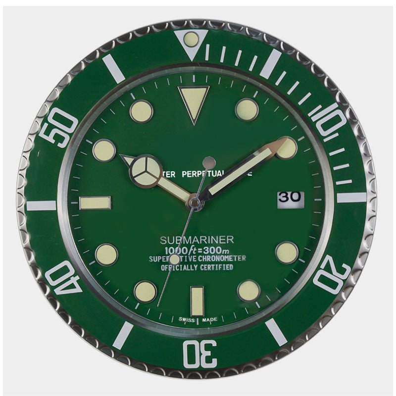 Modern Battery Operated Luminous Silent Wall Clock - SKØRTER