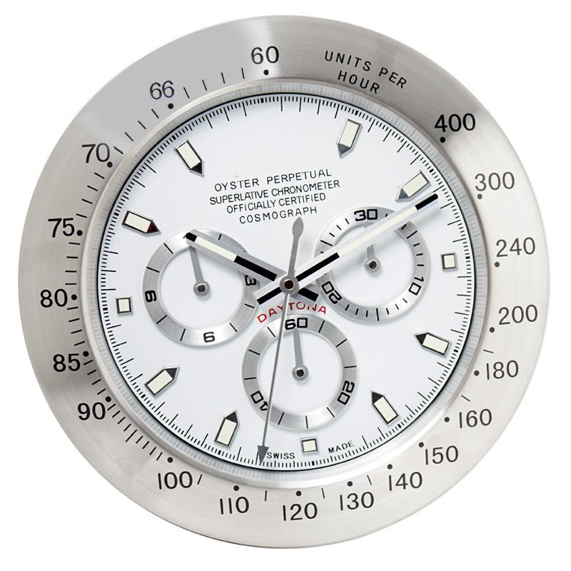 Modern Battery Operated Luminous Silent Wall Clock - SKØRTER