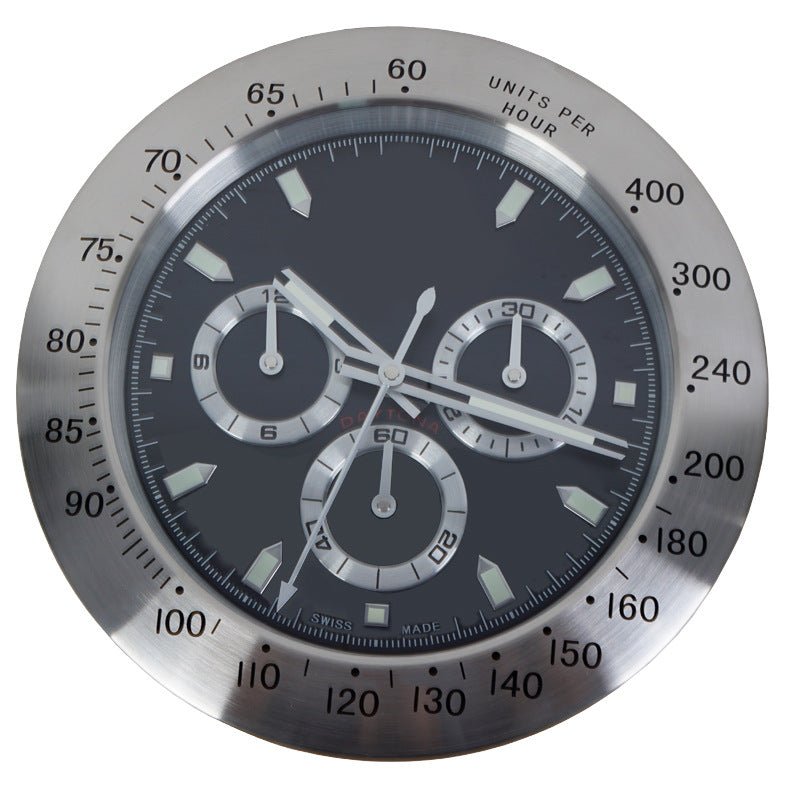 Modern Battery Operated Luminous Silent Wall Clock - SKØRTER