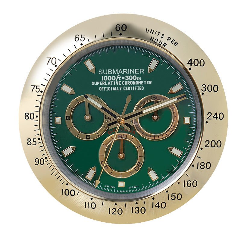 Modern Battery Operated Luminous Silent Wall Clock - SKØRTER