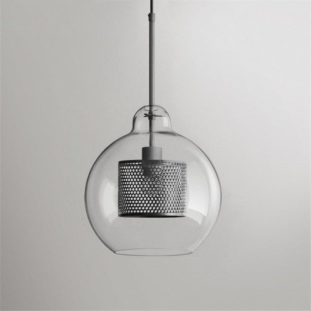 Modern Loft Glass Ball Pendant Light - SKØRTER