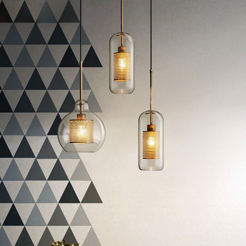 Modern Loft Glass Ball Pendant Light - SKØRTER