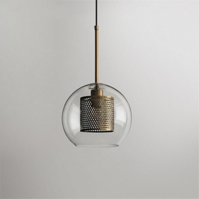 Modern Loft Glass Ball Pendant Light - SKØRTER