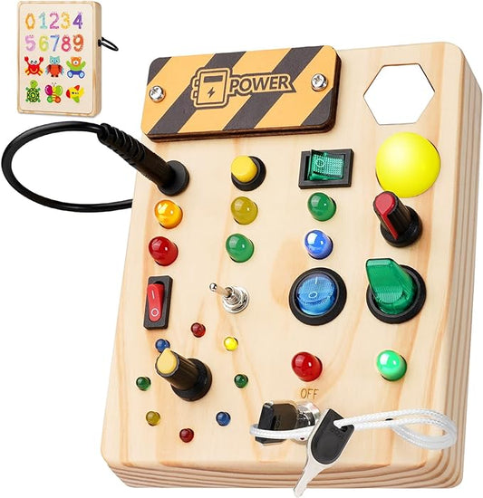 Skorter | Montessori Toddler Pinboard with LED Lighting - SparkleSense