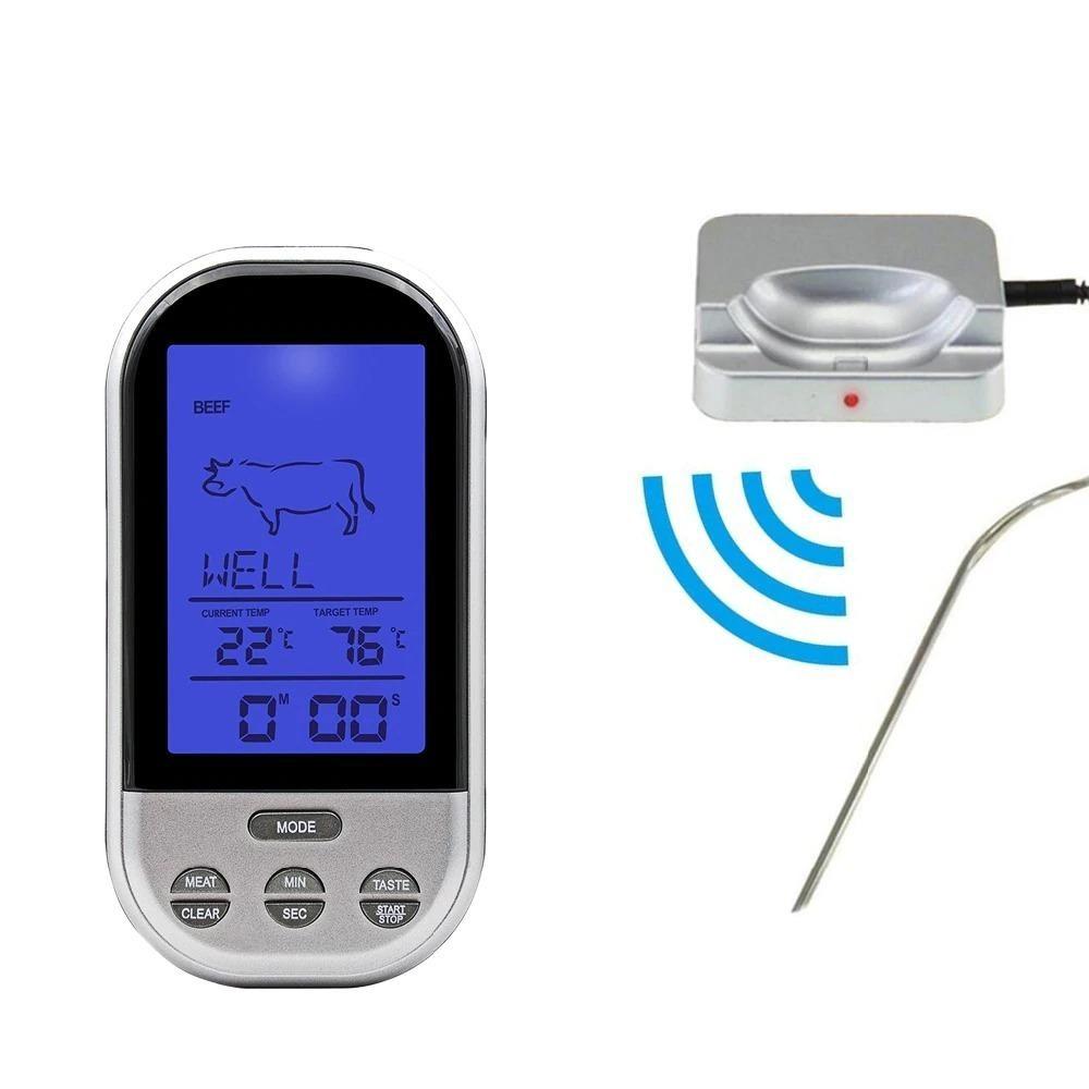 Skorter | Digital Wireless Oven Thermometer with Timer Alarm