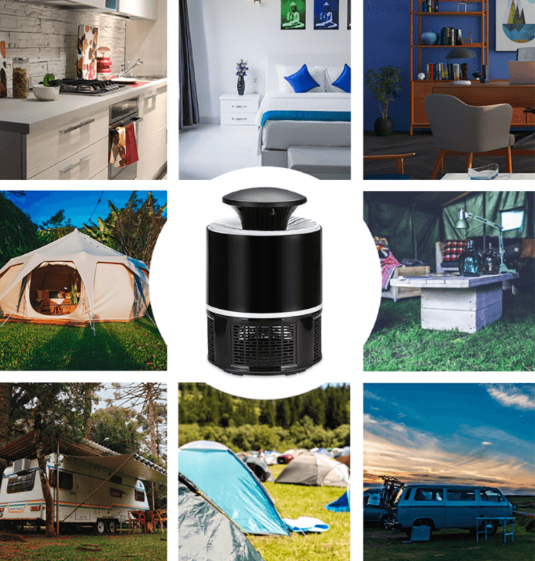 Skorter | Ultra LED Mosquito Killer Lamp – Silent Insect Trap with UV Light & USB Charging for Indoor Use