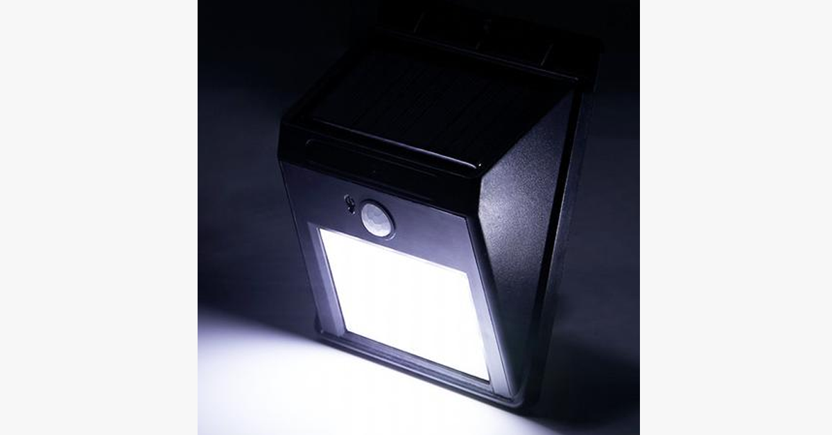 Skorter | Solar LED Sensor Wall Lamp – Do your part for the environment and increase safety in your area