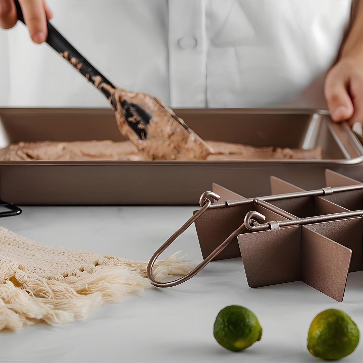 Skorter for cake with separators