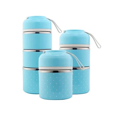 Skorter | Multilayer Cute Thermal Lunch Box Stainless Steel Food Container
