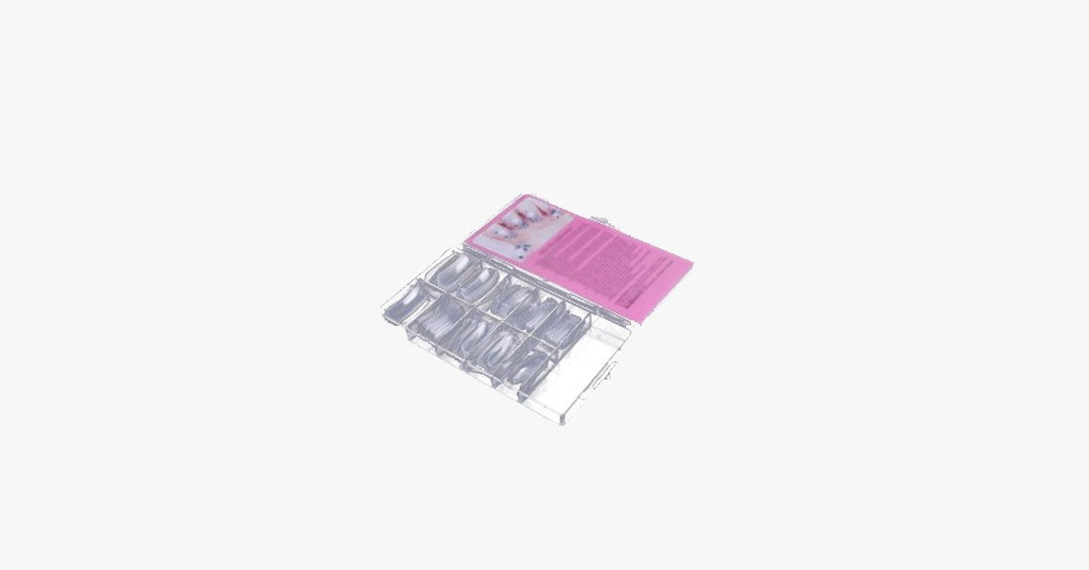Skorter | 12 Piece Dual Forms Nail Forms for Acrylic & Gel Nails All Sizes