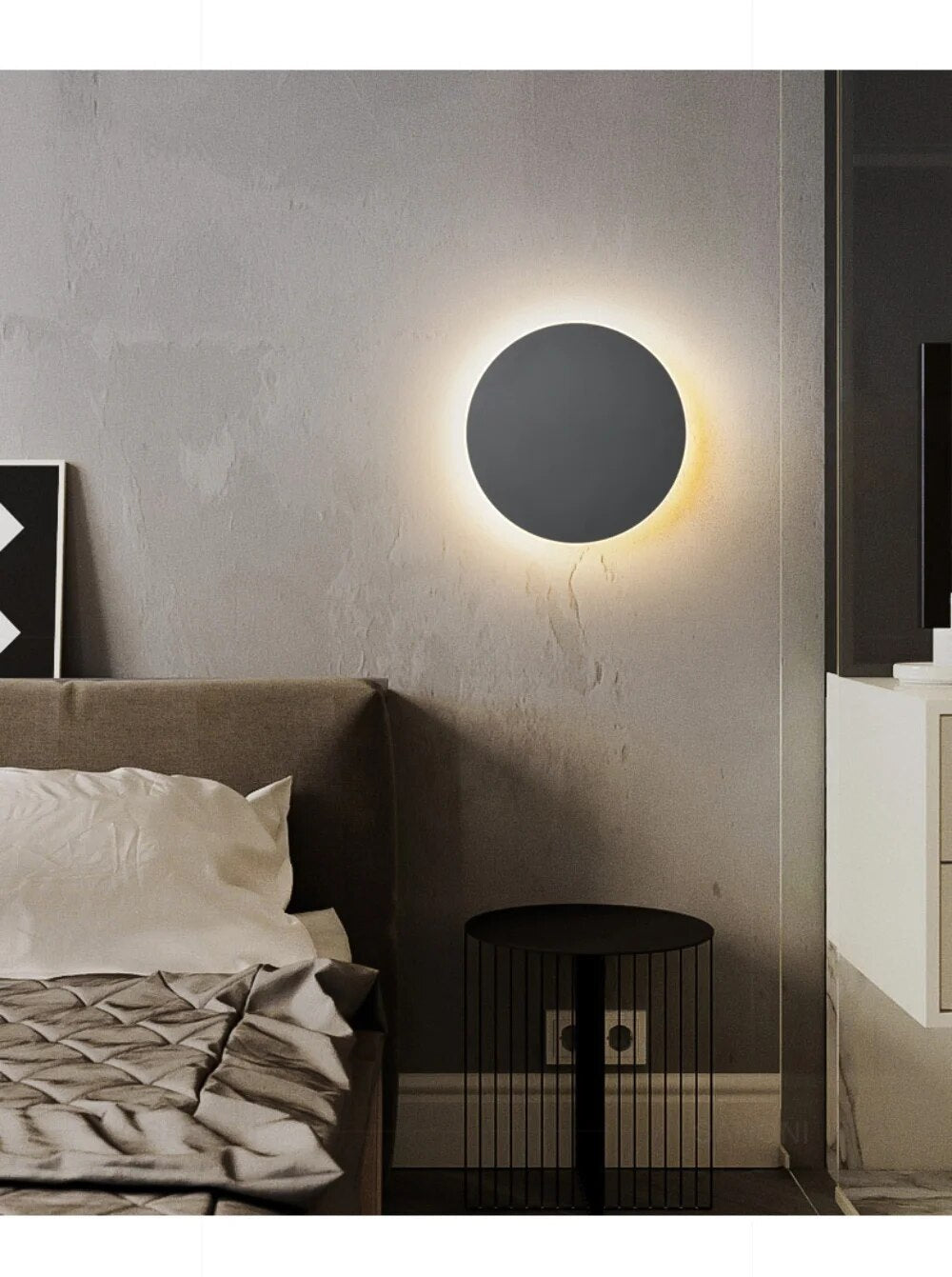 Skorter | SleekGlow - Modern Round LED Wall Lamp