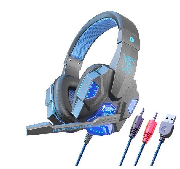 Skorter | Wired LED Light Gamer Headset
