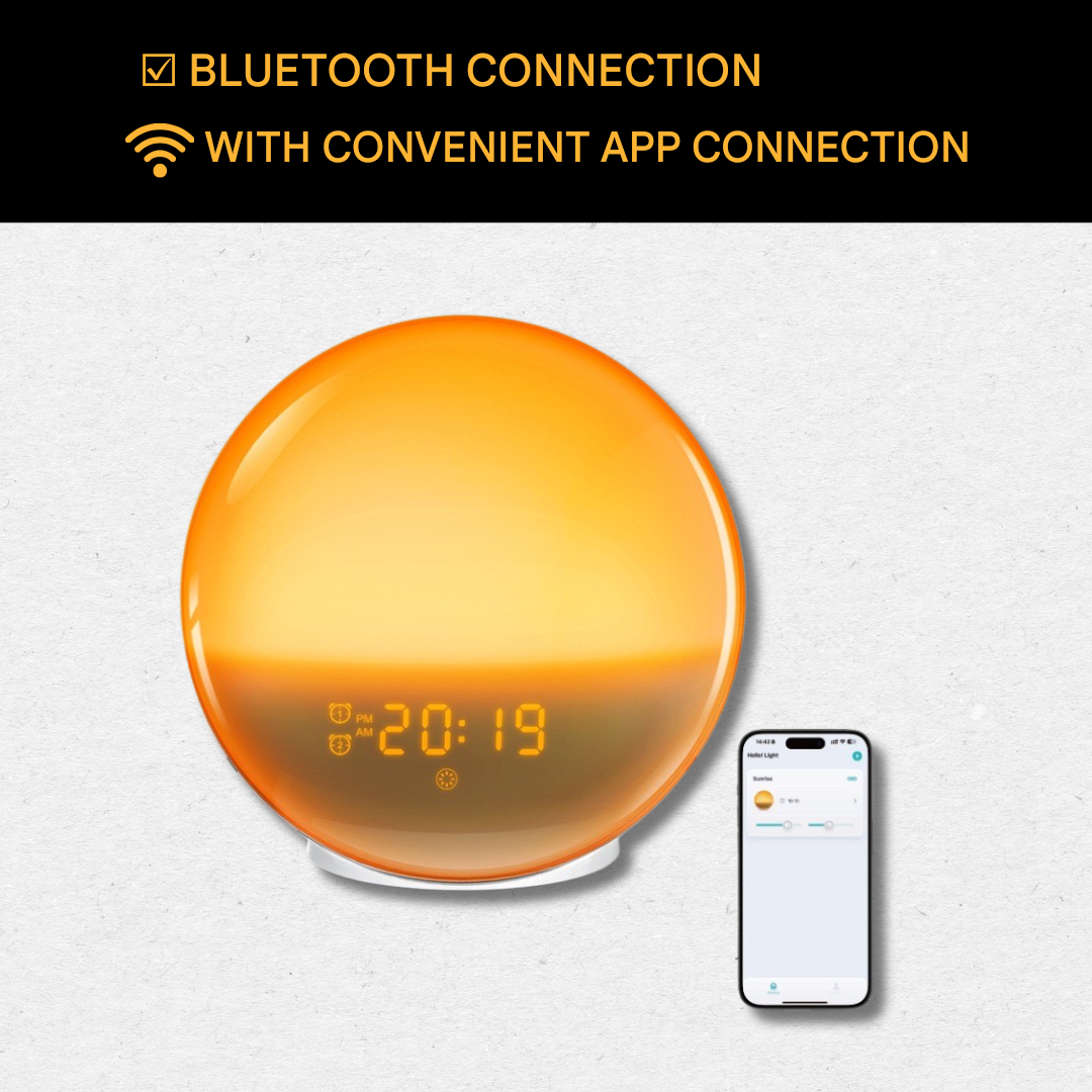 Skorter | Natural Alarm Clock with Wake-up Light - GlowRise