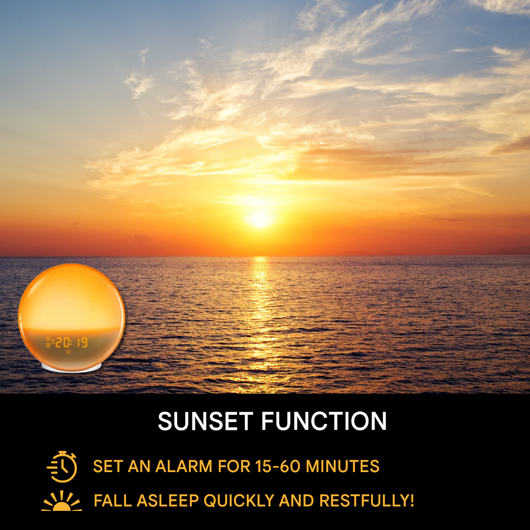 Skorter | Natural Alarm Clock with Wake-up Light - GlowRise