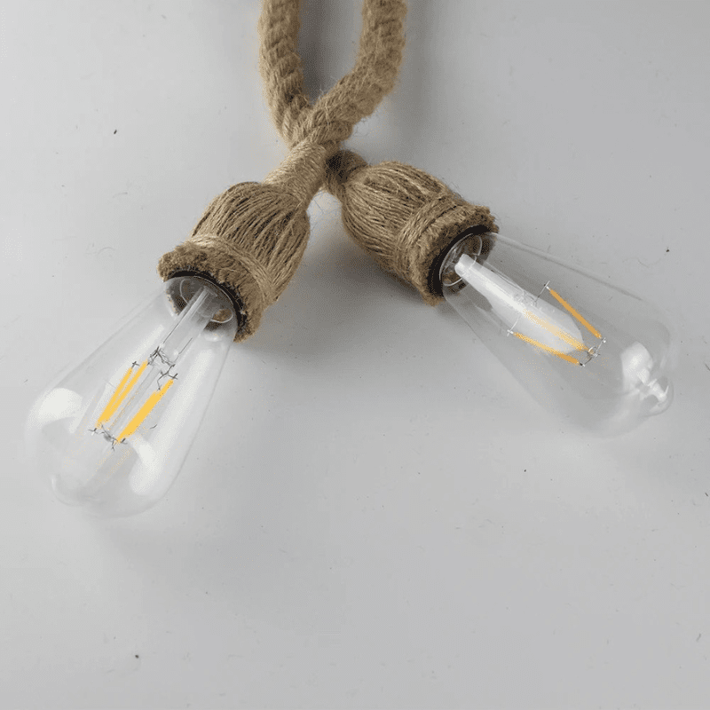Skorter | Vintage Hemp Rope Pendant Light