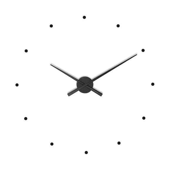 Skorter | Minimalist Black Modern Wall Clock 40cm
