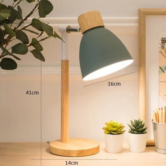 Skorter | Nordic Table Lamp | Wood, Iron