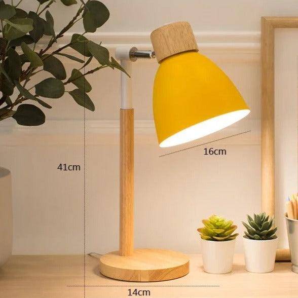 Skorter | Nordic Table Lamp | Wood, Iron
