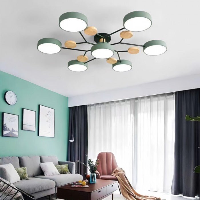 Skorter | NordicGlow Branched LED Ceiling Light - Elegant Nordic Style