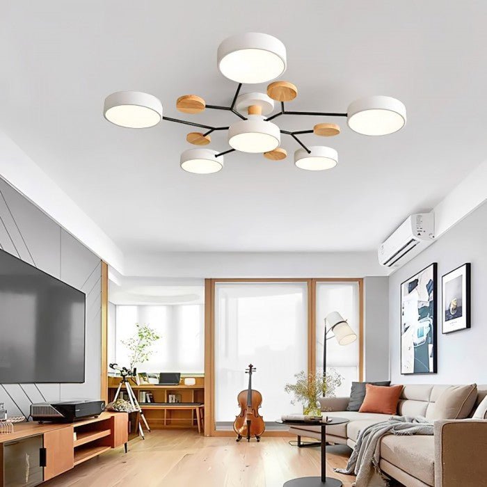 Skorter | NordicGlow Branched LED Ceiling Light - Elegant Nordic Style