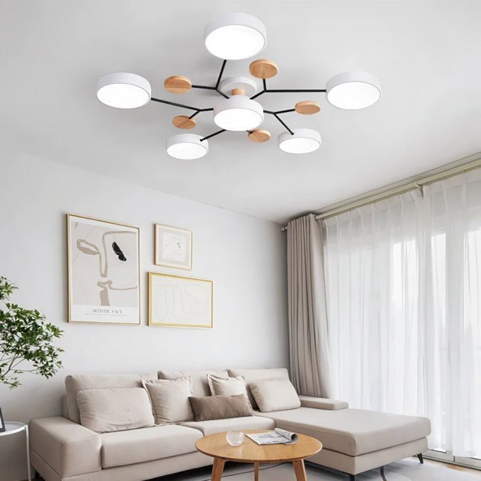 Skorter | NordicGlow Branched LED Ceiling Light - Elegant Nordic Style