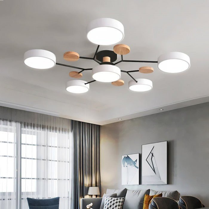 Skorter | NordicGlow Branched LED Ceiling Light - Elegant Nordic Style
