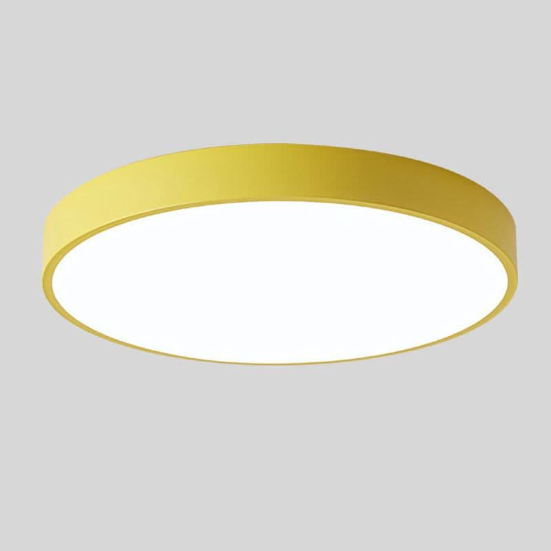 Skorter | Nordic Wood LED Ceiling Light – Macaron Design, 23–30cm