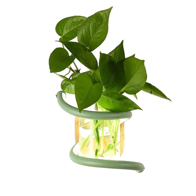 Skorter | NORDLUME – Nordic Wooden Outdoor Wall Vase Lamp with LED Lighting
