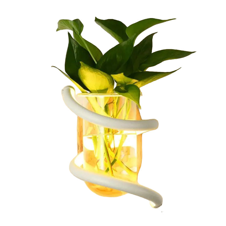 Skorter | NORDLUME – Nordic Wooden Outdoor Wall Vase Lamp with LED Lighting