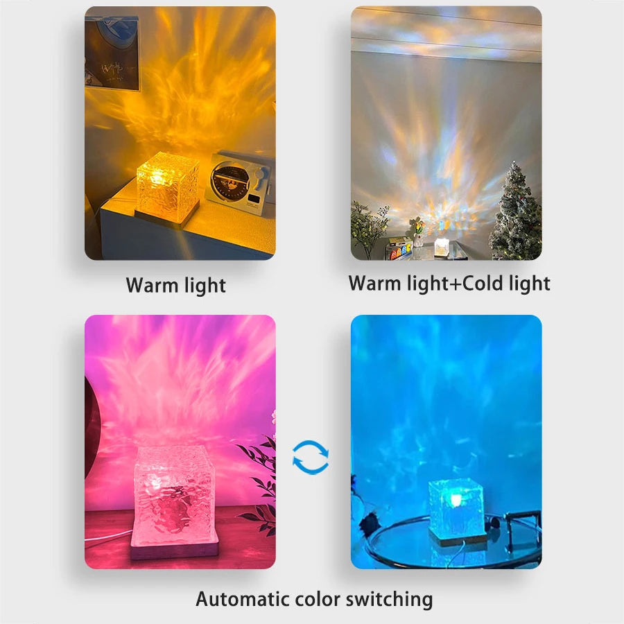 Skorter | Ripple Motion Crystal Lamp