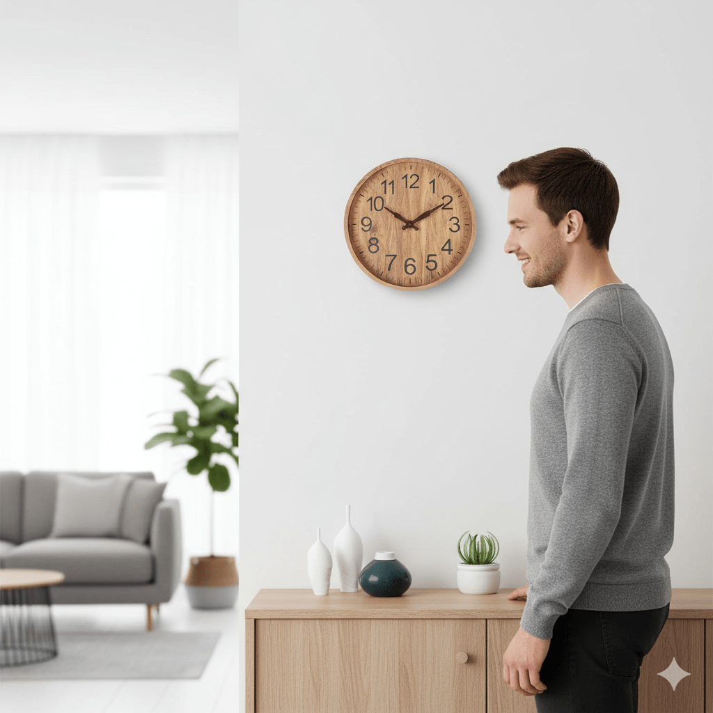 Skorter | OAKTICK – Silent Wooden Wall Clock with Natural Charm