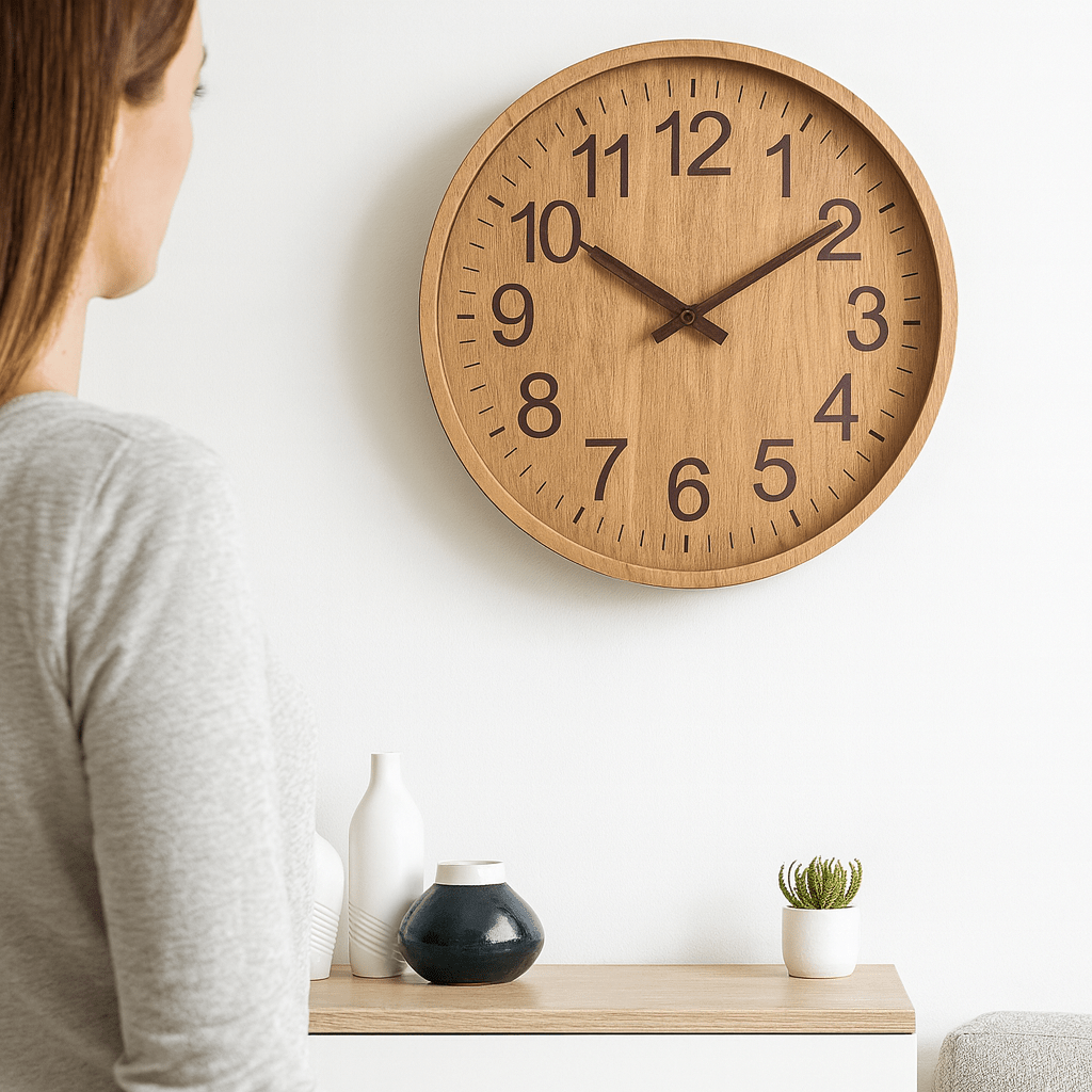 Skorter | OAKTICK – Silent Wooden Wall Clock with Natural Charm