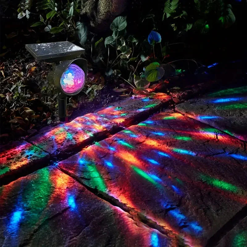 Skorter | Outdoor solar energy rotating color projection lamp