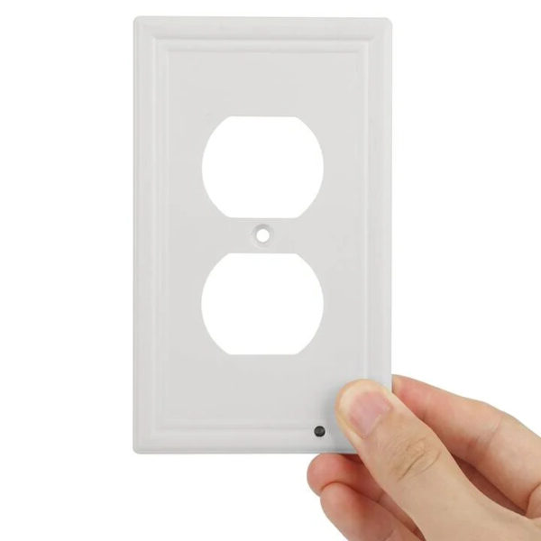 Skorter | Pack 4x LED Night Light Outlet Cover | Energy-Efficient, Automatic Sensor & Safe for Kids' Rooms