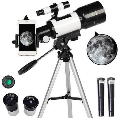 Skorter | Explore the Stars with Ease - Professional Telescope with Tripod & 150x Zoom for Moon Watching