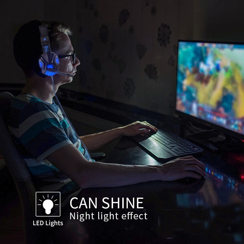 Skorter | Wired LED Light Gamer Headset