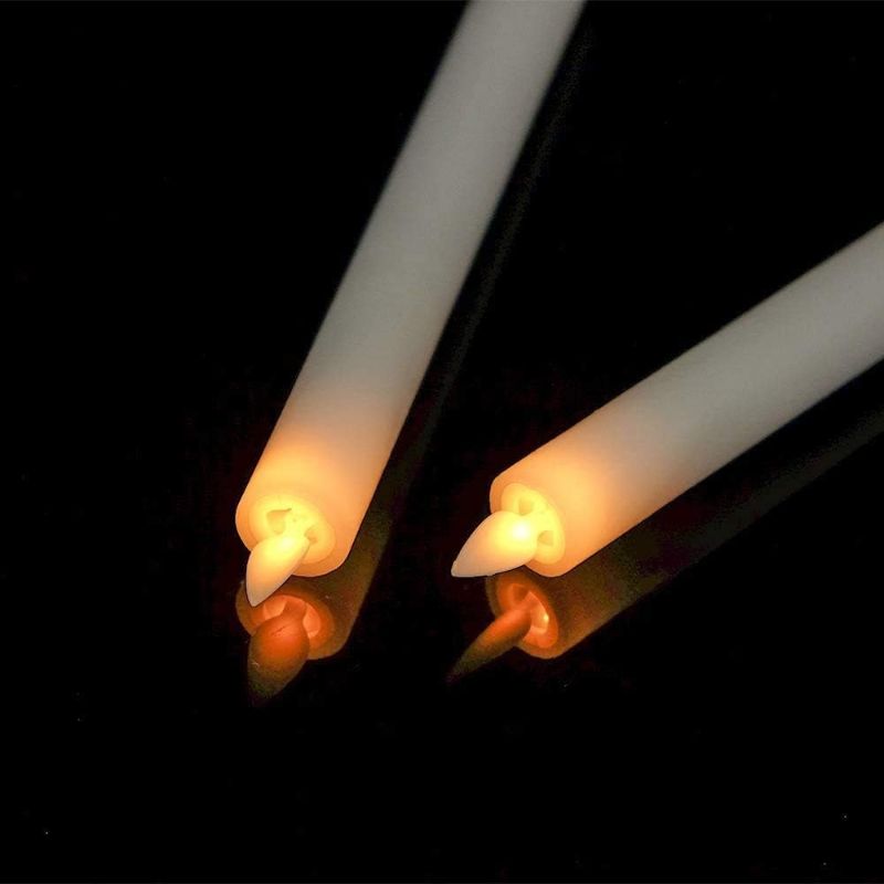 Pack Of 2 Flameless Taper Candles With Remote - SKØRTER