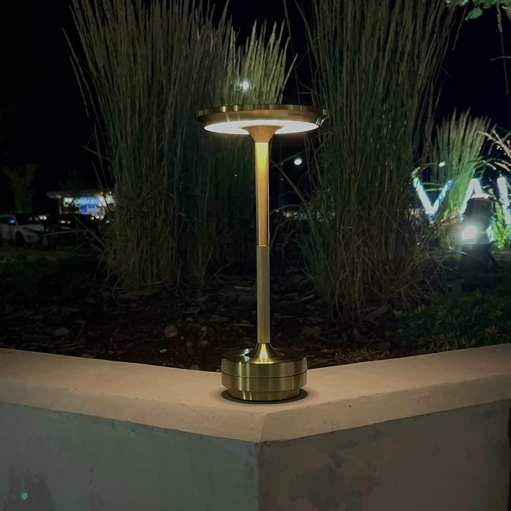 Skorter | Ambient Metallic Wireless Table Lamp