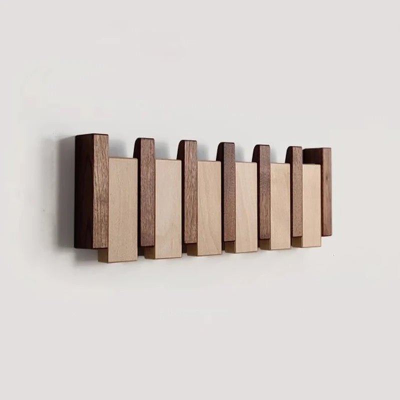 Skorter | WOODSONATA – Handmade Wooden Wall Coat Rack in Piano Style