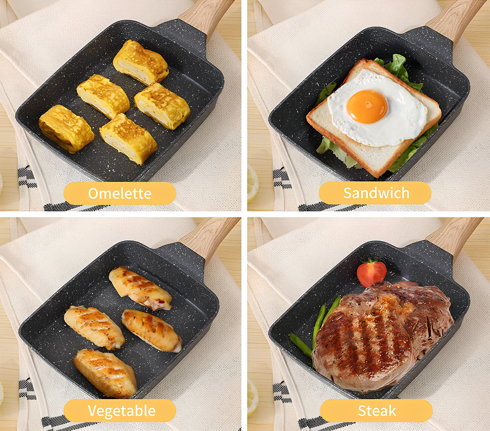 Skorter for tamagoyaki omelette with non-stick coating