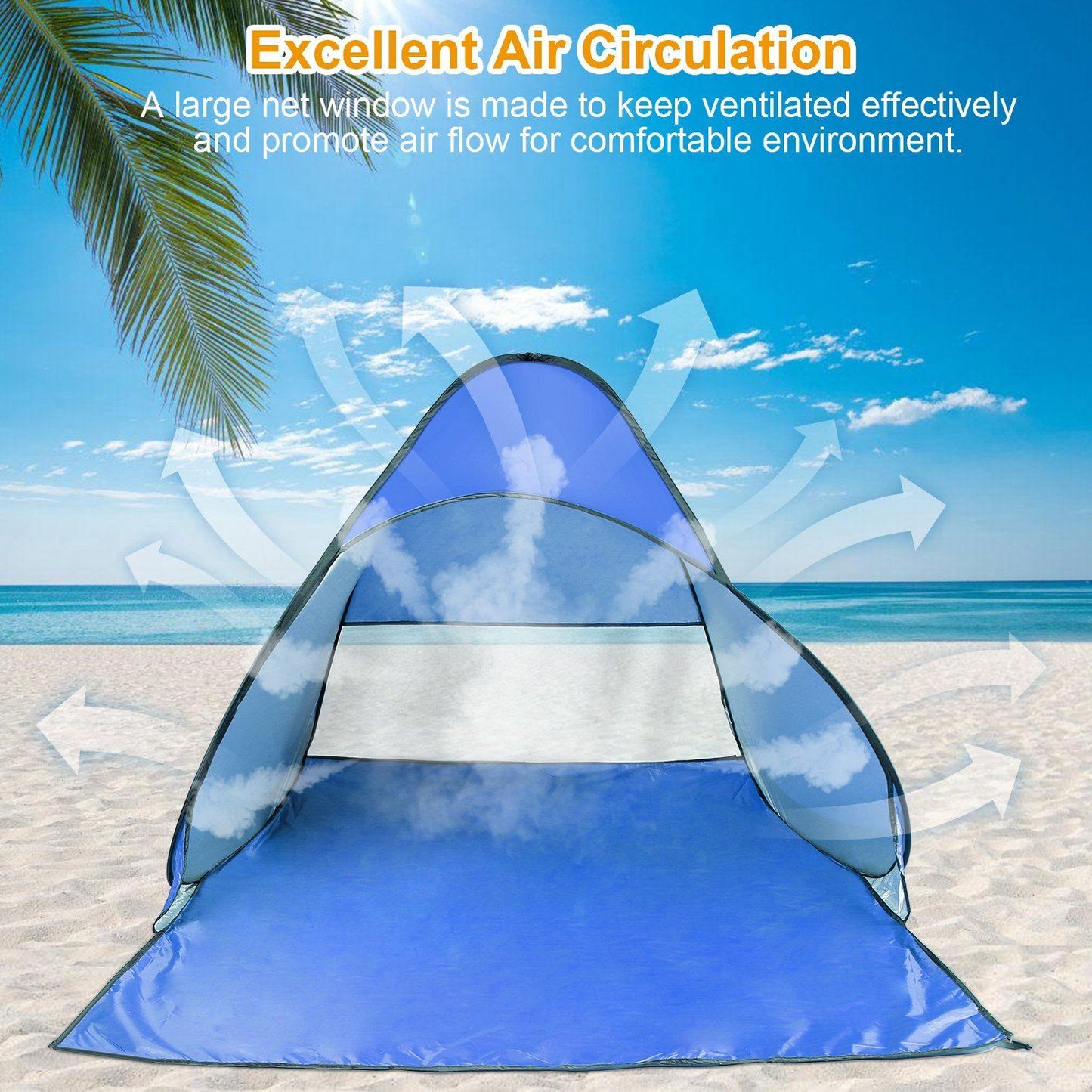 Skorter | Pop Up Beach Tent Sunshade Hide
