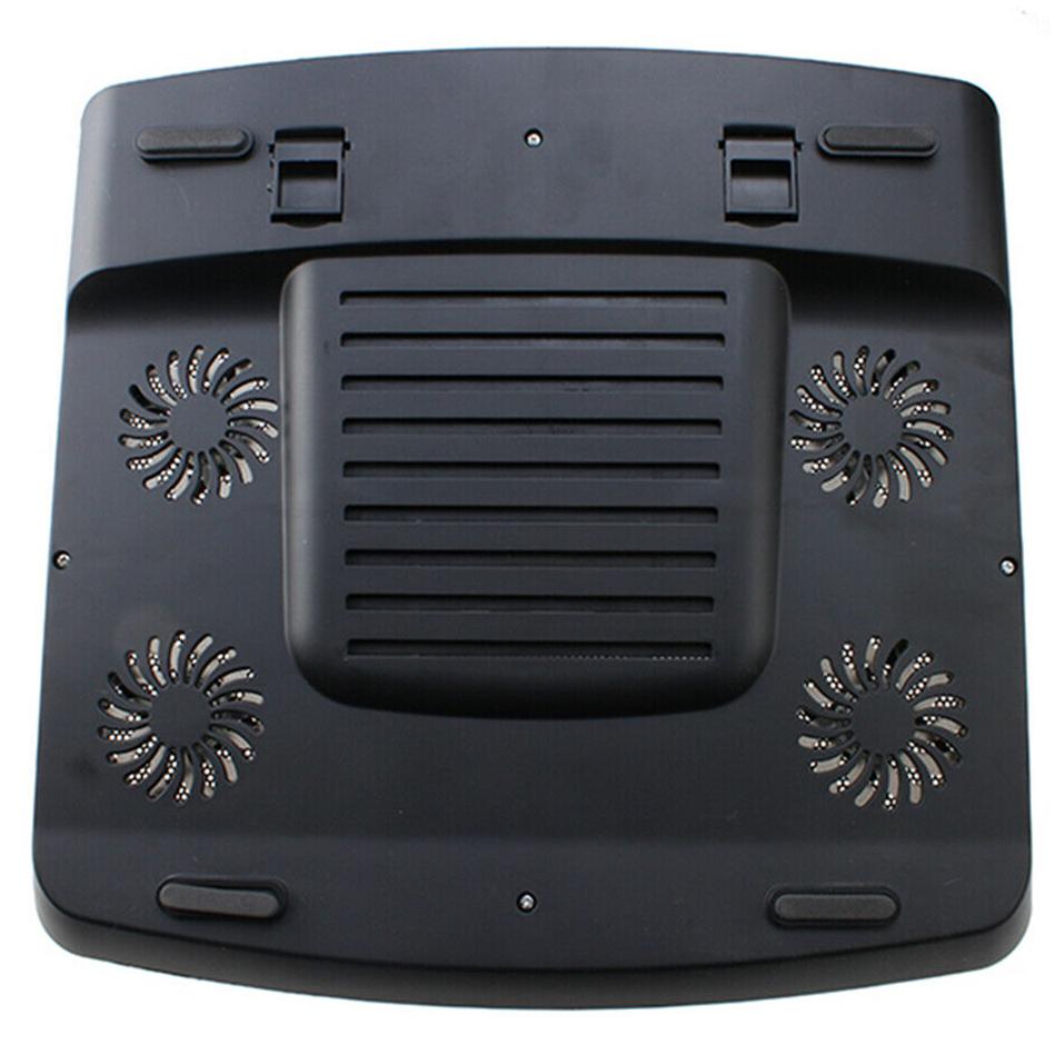 Skorter | Portable 5 Fan Cooling Pad LED Light Radiator