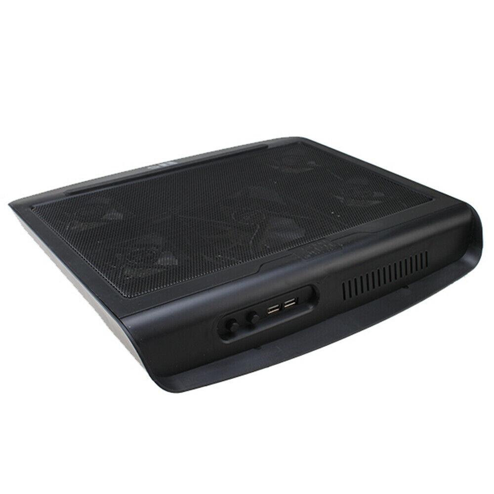 Skorter | Portable 5 Fan Cooling Pad LED Light Radiator