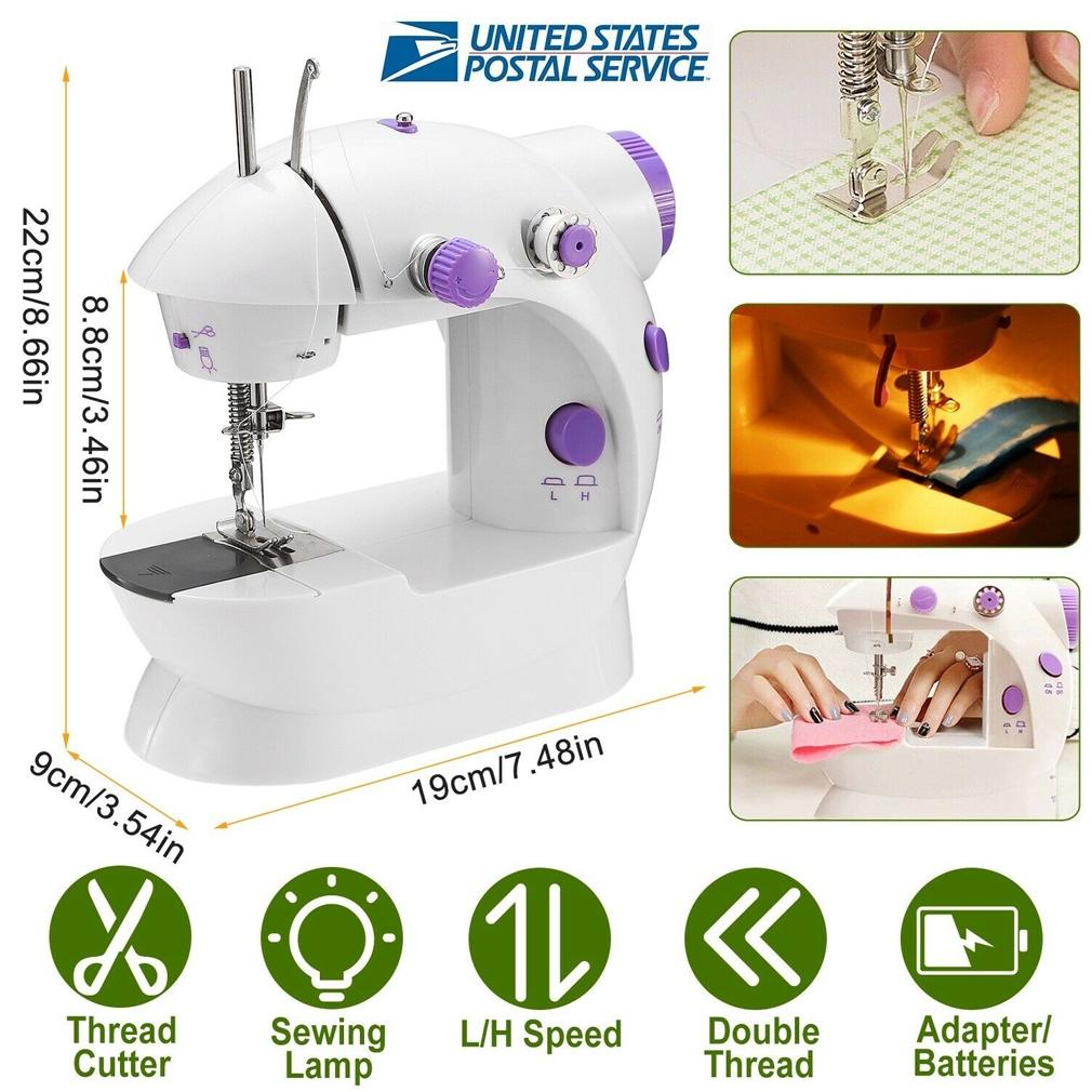 Skorter | Portable Electric Sewing Machine with Foot Pedal LED Light