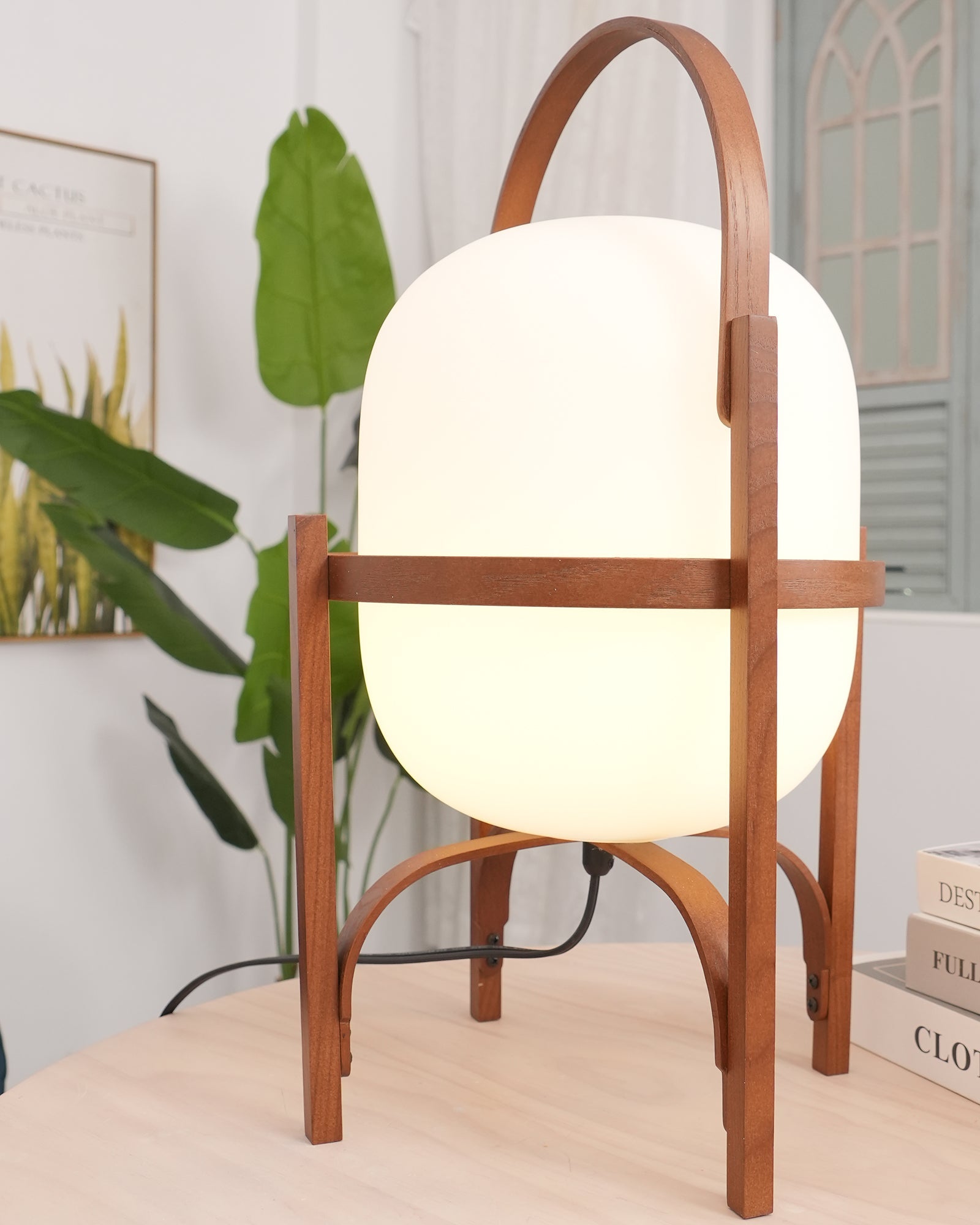 Portable Lantern Glass Table Lamp - SKØRTER