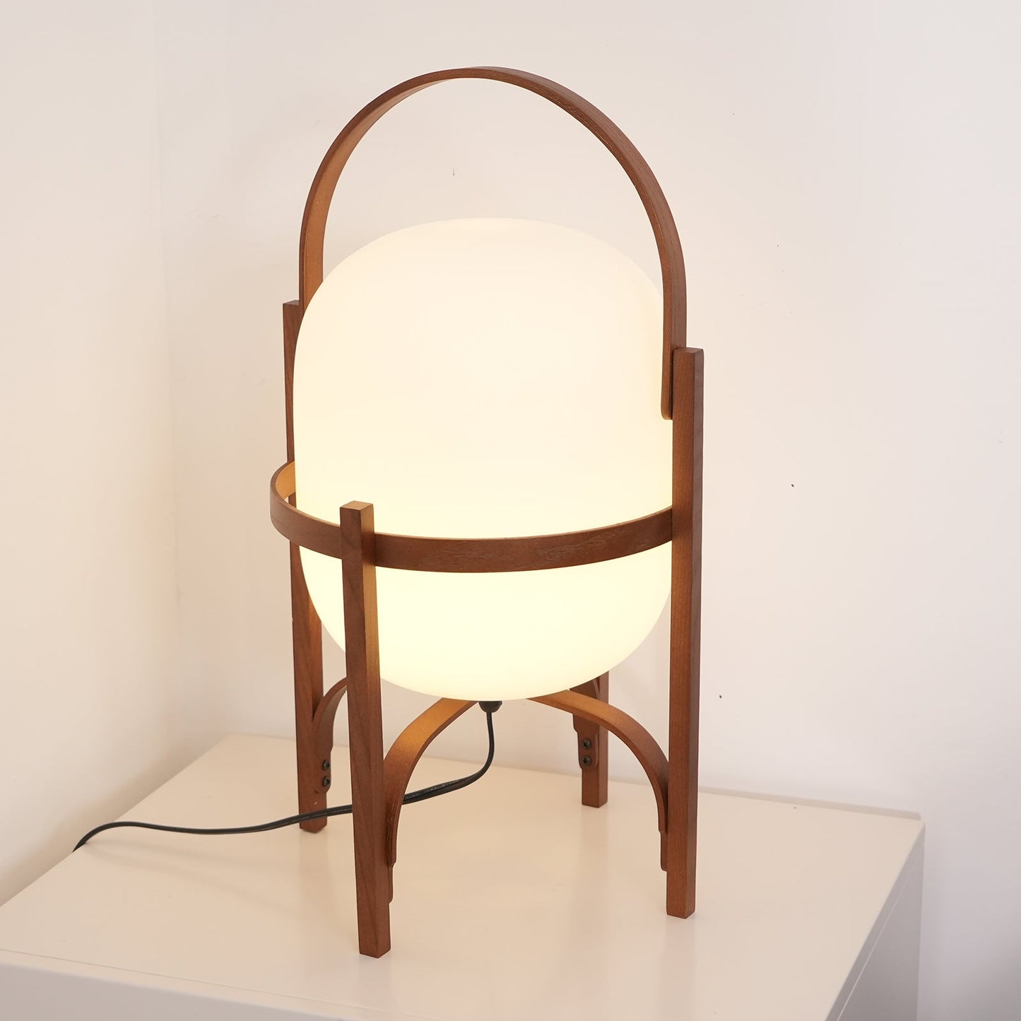 Portable Lantern Glass Table Lamp - SKØRTER