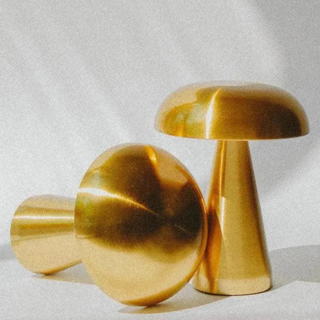 Skorter | Portable Metal Touch Lamp | Brass Gold
