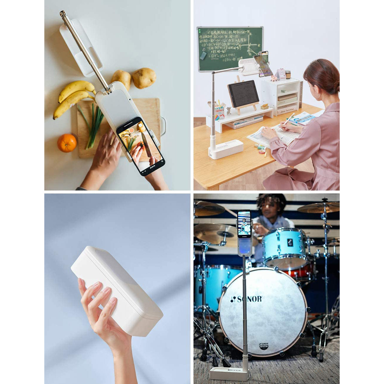 Skorter | Portable Phone Holder with Dimmable LED Light