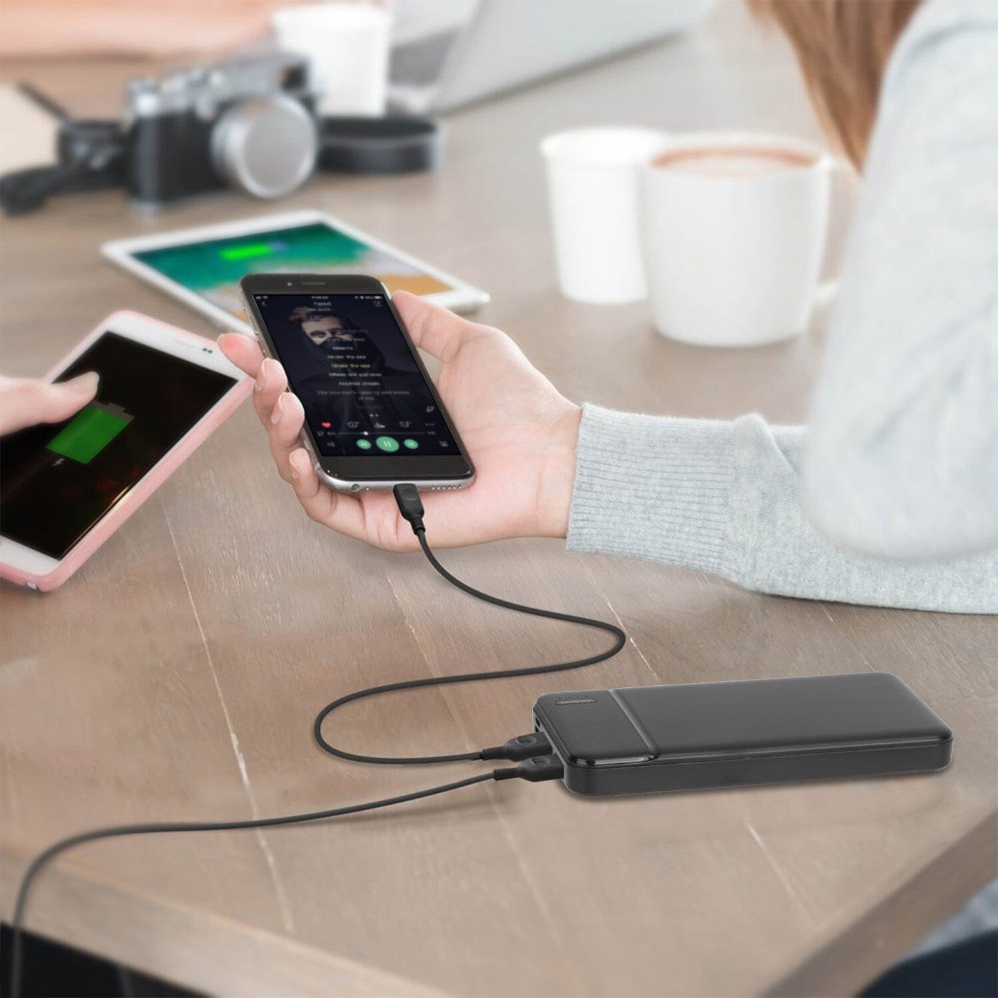 Skorter | Portable Power Bank Phone Charger with 1 Micro USB Cable