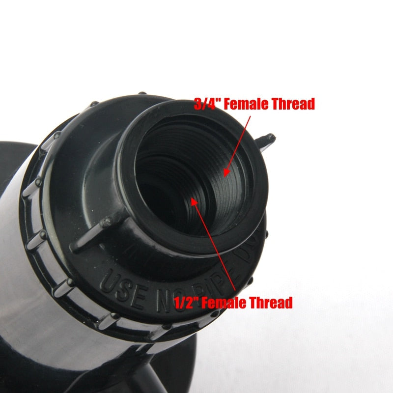 Skorter | 1/2" to 3/4" Female Plastic Pop Up Lawn Sprinkler Head